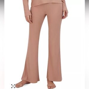 Steve Madden Women's Ribbed Flare-Leg Loungewear Sleep Pants New With Tag Medium